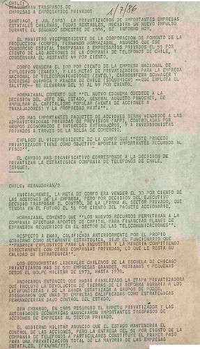 Imagen de Expectación en Chile: Pinochet tiene problemas (atribuido)