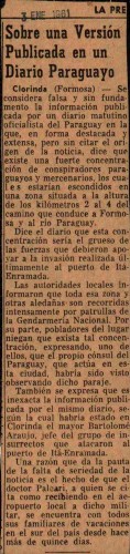 Imagen de Versiones acerca de la situación en Paraguay (atribuido)