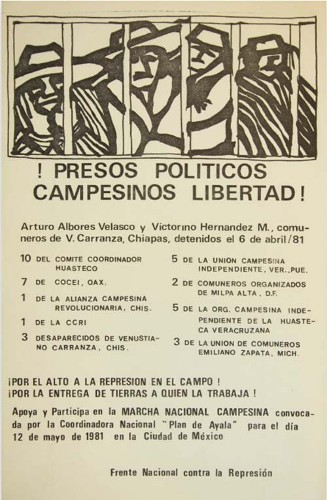 Imagen de Presos políticos campesinos libertad (propio)
