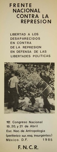 Imagen de 1er Congreso Nacional del Frente Nacional Contra la Represión (propio)
