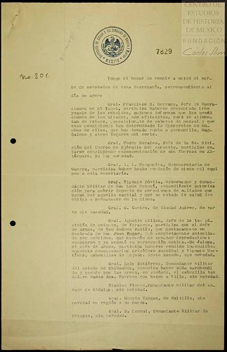 Imagen de Rinde parte de novedades de la Secretaría de Guerra correspondiente al 24 de marzo (atribuido)
