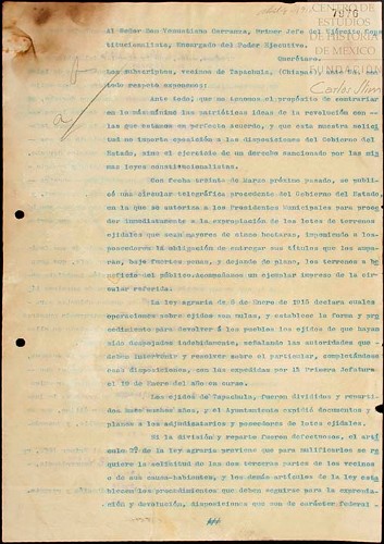 Imagen de Consideran que la circular del Gobierno que manda expropiar a los poseedores de lotes de terreno ejidal (atribuido)