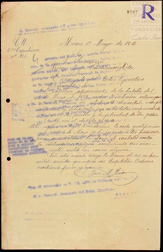 Imagen de Solicita se le dé la gratificación que cada cinco de mayo se les otorga a los veteranos que combatieron el 5 de mayo de 1862 (atribuido)