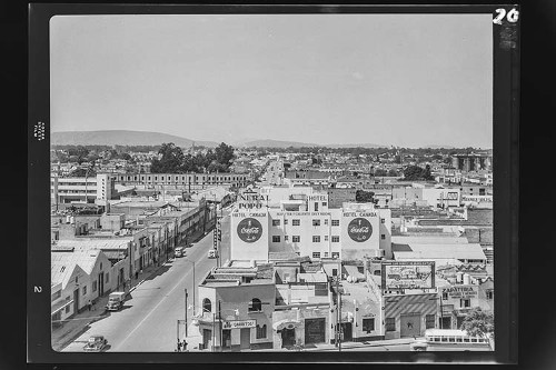 Imagen de Fotografía del paisaje urbano, antiguo Hotel Canadá (atribuido)