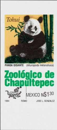 Imagen de Timbre postal por los 75 años del Zoológico de Chapultepec (atribuido)