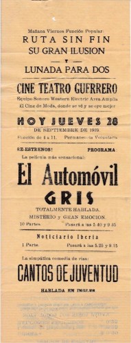 Imagen de Programa de cine