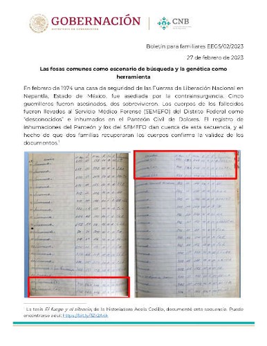 Imagen de Las fosas comunes como escenario de búsqueda y la genética como herramienta (propio)