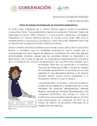 Imagen de Inicio de trabajos de búsqueda en hospitales psiquiátricos (propio)