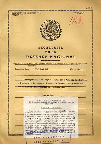 Imagen de Correspondencia entre Diego de Paúl, Anastasio Bustamante y Agustín de Iturbide respecto a la Independencia (atribuido)