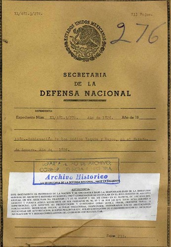 Imagen de Rebelión de los yaquis y mayos en Sonora (atribuido)