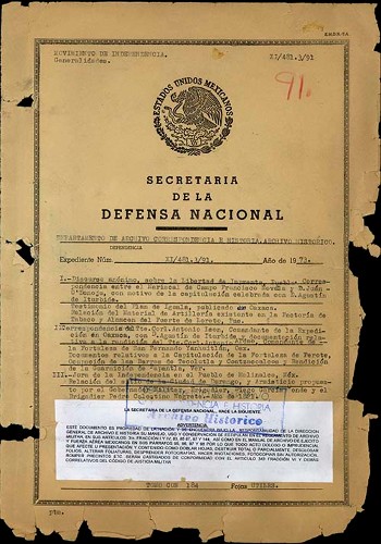 Imagen de Documentación diversa con respecto a la culminación de la firma y rendición de la Guerra de Independencia (atribuido)