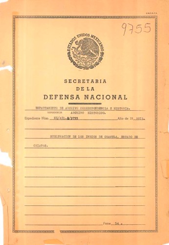 Imagen de Sublevación de los Indios de Chamula, Estado de Chiapas (atribuido)