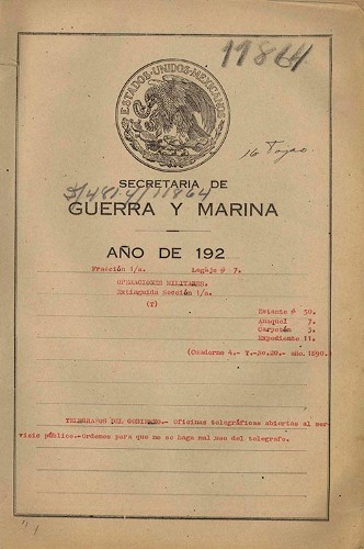 Imagen de Órdenes sobre el uso del telégrafo (atribuido)