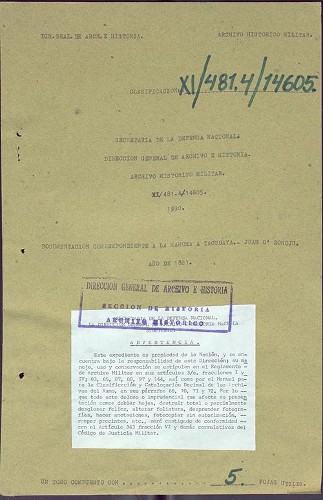 Imagen de Documentos relativos al nombramiento de Juan O'Donojú (atribuido)