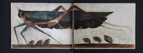 Imagen de Cuadernos de la Mierda: chapulín y batracios (atribuido)