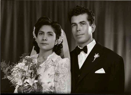 Imagen de Retrato de recién casados en estudio (atribuido)
