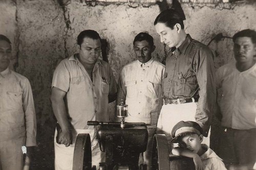 Imagen de Lavalle Urbina en un taller del poblado de Ych-ek (atribuido)