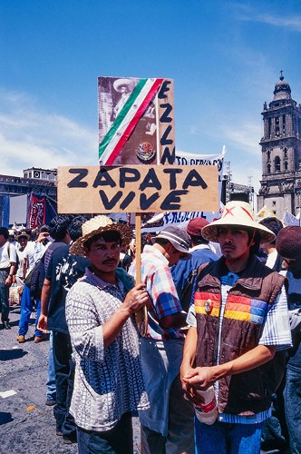 Imagen de Mitin de la Caravana Zapatista en el Zócalo (propio)