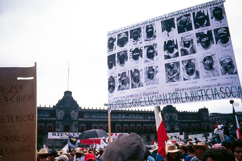 Imagen de Mitin de la Caravana Zapatista en el Zócalo (propio)