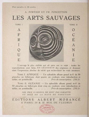 Imagen de Art précolombien, belle suite de poteries péruviennes de Nazca, tapisseries, bois, etc..., art africain, Congo portugais, Congo belge, Congo français, art océanien, Nouvelle Calédonie, Nouvelles Hébrides...: appartenant à divers amateurs / [expert] André Portier