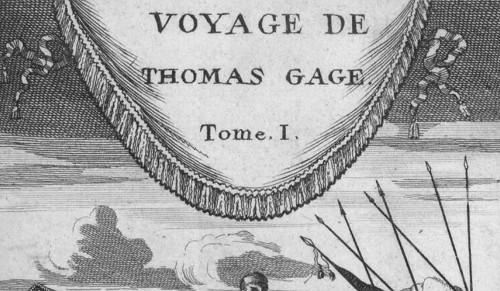 Imagen de [Illustrations de Nouvelle relation contenant les voyages de Thomas Gage dans la Nouvelle Espagne, ses diverses aventures et son retour par la province de Nicaragua, jusqu'à La Havane. Avec la description de la ville de Mexique telle qu'elle était autrefois et comme elle est à présent, ensemble de description exacte des terres et provinces que possèdent les Espagnols en toute l'Amérique, de la forme de leur gouvernement ecclésiastique et politique, de leur commerce, de leurs moeurs et de celles des criolles, des métis, des mulatres, des indiens et des nègres] / P. Aveline, grav.; Thomas Gage, aut. du texte; Adrien Baillet, trad.