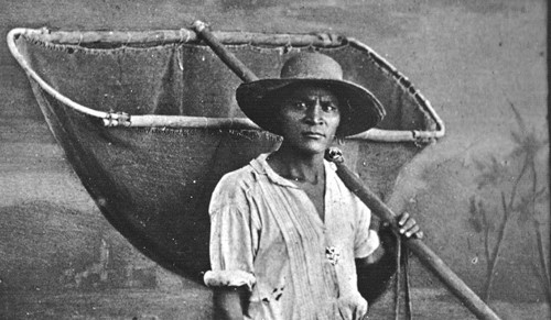 Imagen de Mexique. 24, Pêcheur mexicain / [mission] Bouquet de la Grye; [photogr.] Bouquet de la Grye?; [photogr. reprod. par] Molténi [pour la conférence donnée par] Bouquet de la Grye