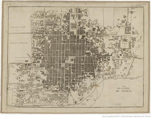Imagen de Plan de Mexico / De La Gardette, sculp.