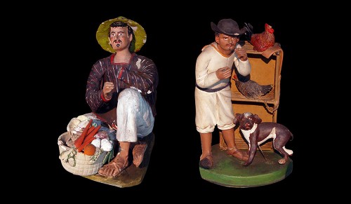Imagen de Figuras de hombres en mercado (propio)