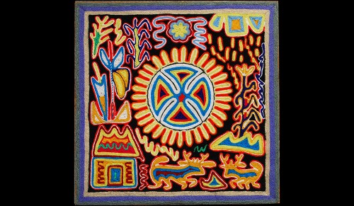 Imagen de Cuadro Huichol (propio)