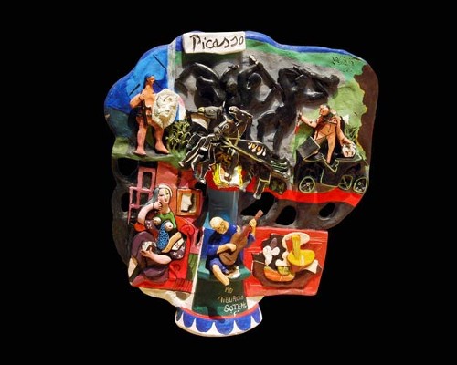 Imagen de Árbol de la vida sobre el pintor Picasso (propio)