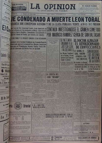 Imagen de La Opinión: el gran diario de Puebla (propio)