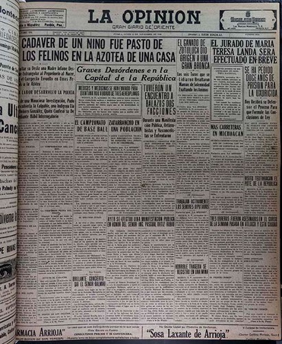 Imagen de La Opinión: gran diario de oriente (propio)