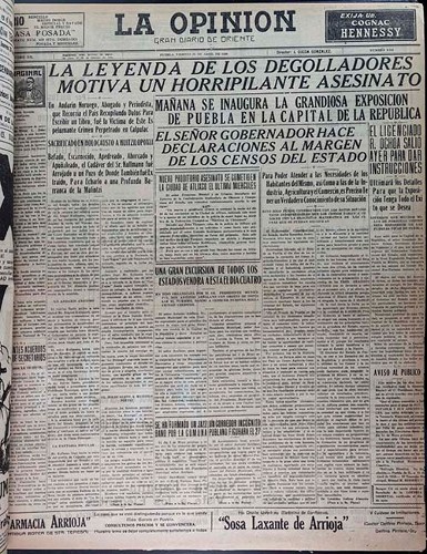 Imagen de La Opinión: gran diario de oriente (propio)
