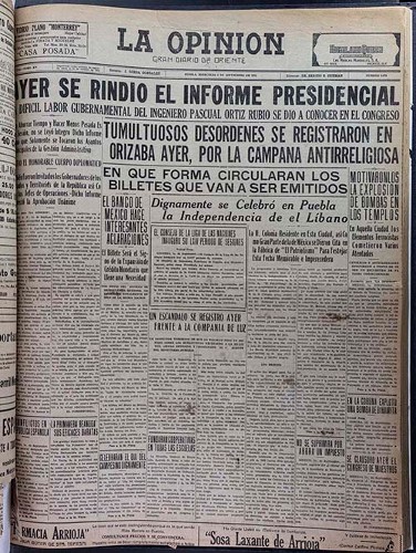 Imagen de La Opinión: gran diario de oriente (propio)