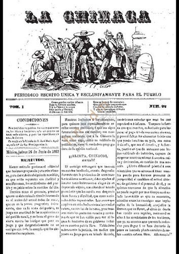 Imagen de La Chinaca: periódico escrito única y exclusivamente para el pueblo (propio)