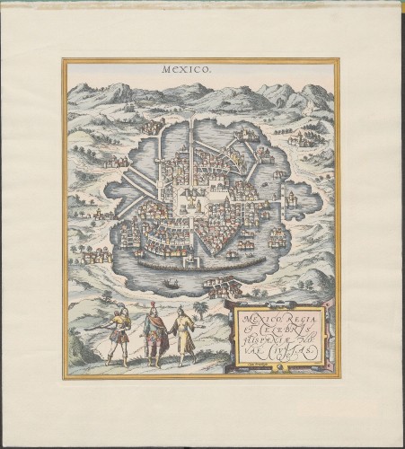 Imagen de Mexico, Regia Et Celebris Hispaniæ Novae Civitas: Cum Privilegio; Mexico