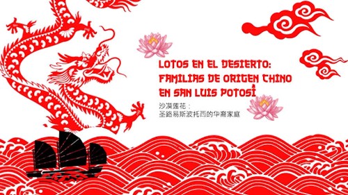 Imagen de Lotos en el desierto: familias de origen chino en San Luis Potosí (propio), Mapa de la ruta de imigrantes chinos a México (atribuido)