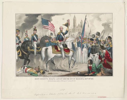 Imagen de Genl. Scott's grand entry into the city of Mexico, Sept. 14th, 1847 (propio)