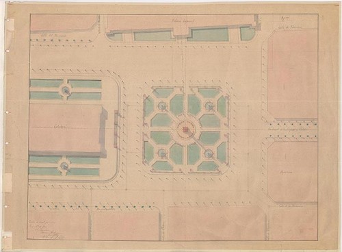 Imagen de Alrededores del zócalo de la Ciudad de México (atribuido)