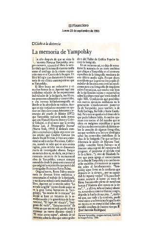 Imagen de Clicks a la distancia. La memoria de Yampolsky (propio)