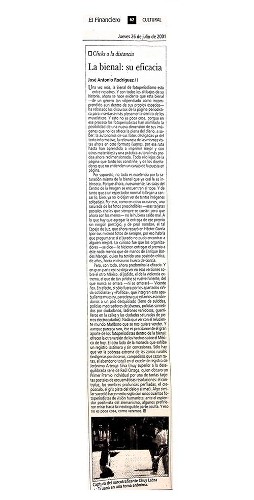 Imagen de Clicks a la distancia. La bienal: su eficacia/I (propio)
