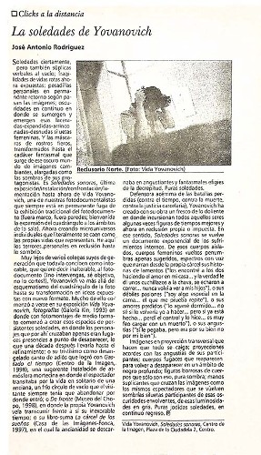 Imagen de Clicks a la distancia. La soledades de Yovanovich (propio)