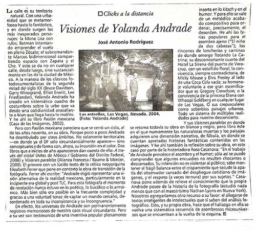 Imagen de Clicks a la distancia. Visiones de Yolanda Andrade (propio)