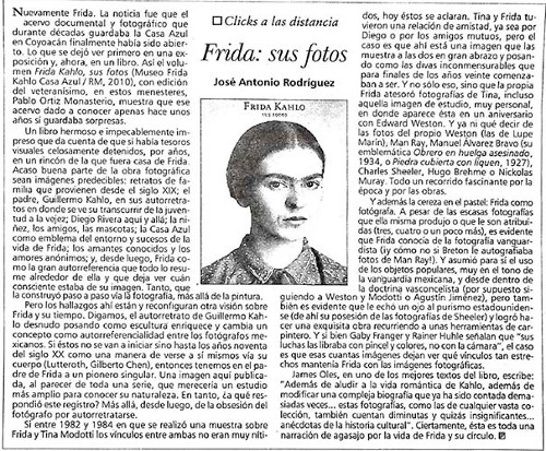 Imagen de Clicks a la distancia. Frida: sus fotos (propio)