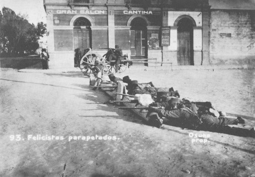 Imagen de "Posiciones felicistas" en el núm. 80 de la calle de Balderas (atribuido)