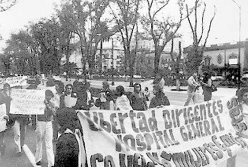 Imagen de Coalición de Mujeres Feministas en la marcha del Hospital General (atribuido)