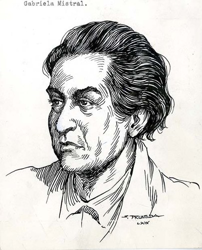 Imagen de Gabriela Mistral (propio)
