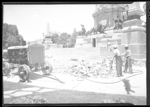 Imagen de Pavimentación en la rotonda de la Columna de la Independencia