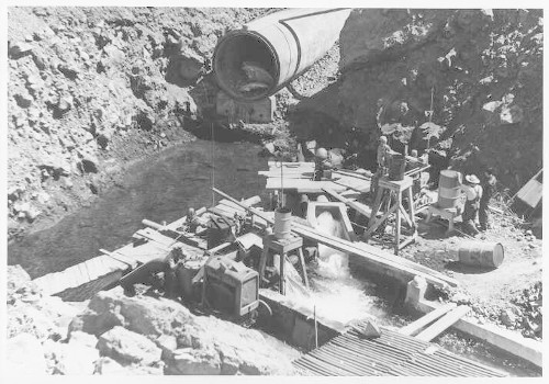 Imagen de Obras de captación agua potable del Río Lerma