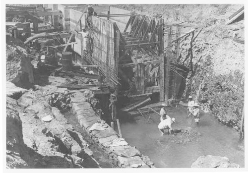 Imagen de Obras de captación agua potable del Río Lerma